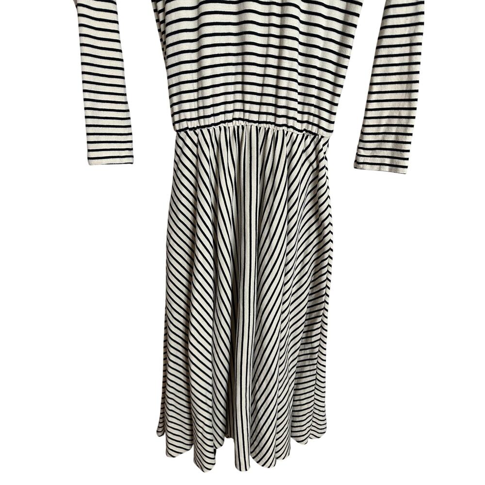 Buru Striped Turtleneck Jersey Maxi Dress Womans XS - Picture 4 of 14